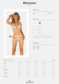 Kostium kąpielowy Blancossa bikini Białe
